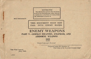 Enemy Weapons - German Infantry Engineer and Airborne Weapons (English, 1943)