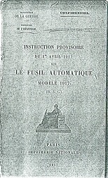 RSC Mle 1917 manual (French, 1917)
