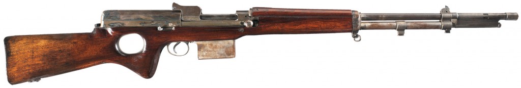 Snabb conversion of a 1917 Enfield rifle (right)