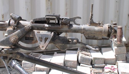 Type 77 Chinese .50 cal machine gun captured in Afghanistan