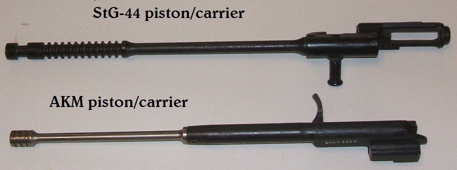 AKM and StG-44 gas pistons