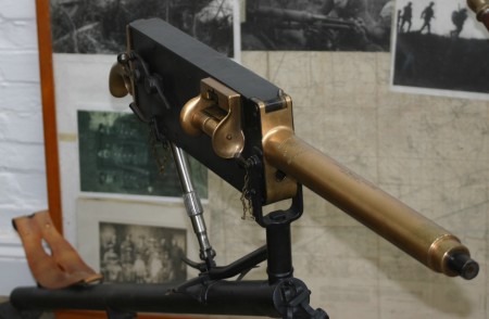 Lightweight air-cooled Maxim gun