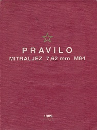 Yugoslav M84 (PK) manual (Croatian, 1989)