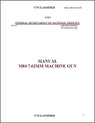 Yugoslav M84 (PK) manual (English, 1989)