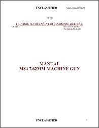 Yugoslav M84 (PK) manual (English, 1989) Yugoslav M84 (PK) manual (English, 1989)