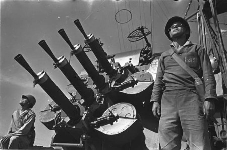 Quad-mount .50 caliber Vickers anti-aircraft mount Quad-mount .50 caliber Vickers anti-aircraft mount