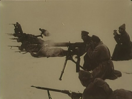 Vickers in use by Russian soldiers