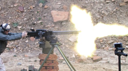 DShK 38/46 muzzle flash