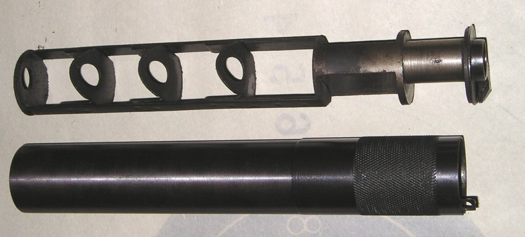 APB silencer disassembled