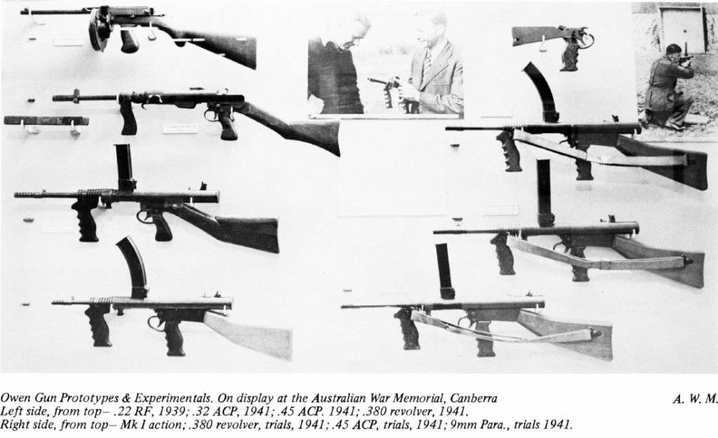 Prototype and experimental Owen guns