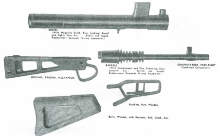 Owen SMG, major components