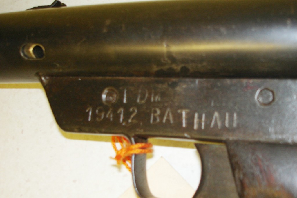 Polish resistance Sten markings