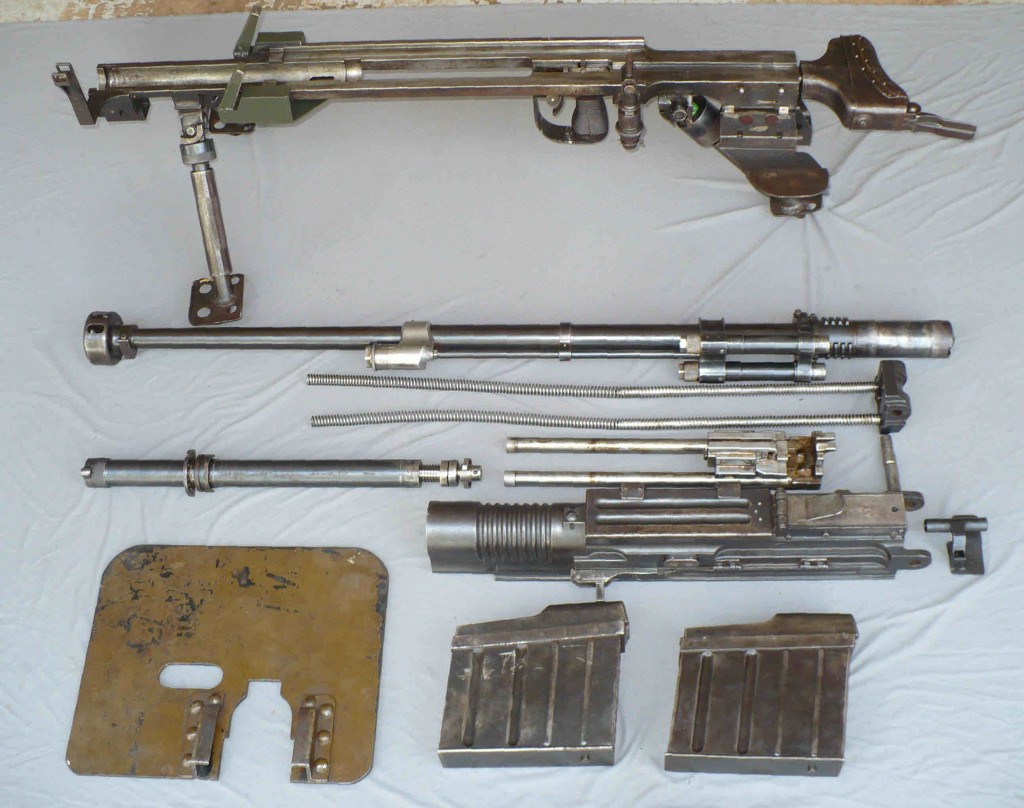 Japanese Type 97 field stripped