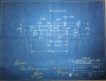 Colt MG40 link flat blueprint