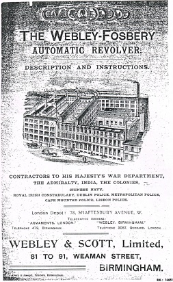 Webley-Fosbery Automatic Revolver manual (English)