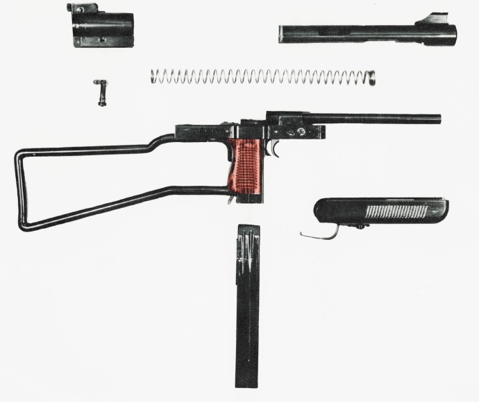 Mendoza HM-3 field stripped