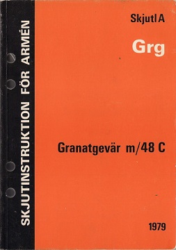 Granatgevar m/48C Manual (Swedish, 1979)