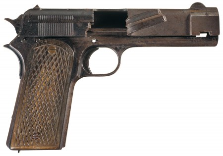 Colt 1907 destroyed factory prototype