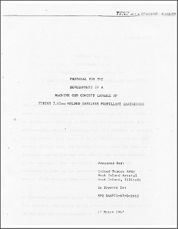 TRW Caseless Machine Gun Proposal (English, 1967)
