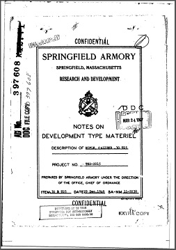 Rifle, Cal .30, T25 Description (English, 1949)