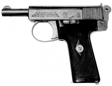 London Metropolitan Police .32ACP Webley automatic