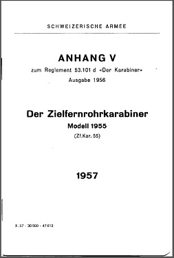 Swiss ZfK55 Armorers-Manual (German, 1957)