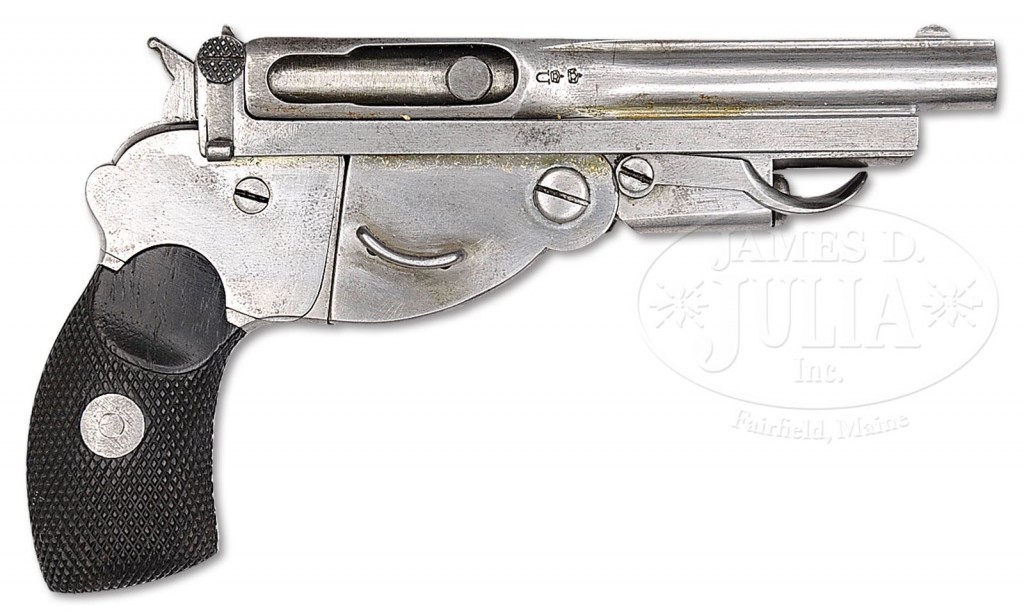 Un-numbered Bergmann No.1 pistol in 5mm