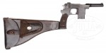 Early German Bergmann-Mars 1903 with holster stock