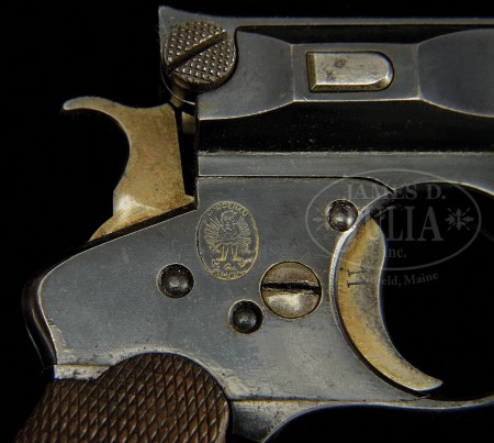 Bergmann No.4 pistol in 8x22mm Bergmann