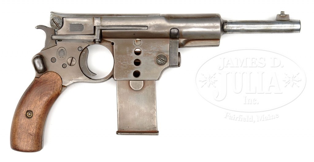 Prototype Bergmann No.5 pistol