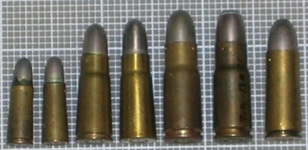 Bergmann pistol cartridges