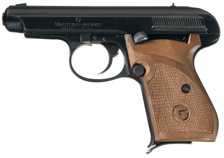 Gustloff prototype .32ACP blowback pistol