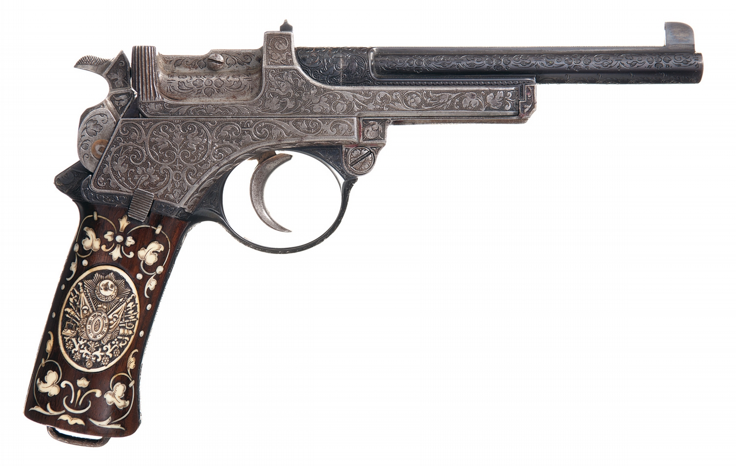 M1900 Mannlicher pistol for the Sultan of Turkey Weapons