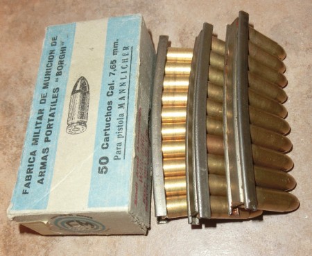 7.65mm Mannlicher ammo