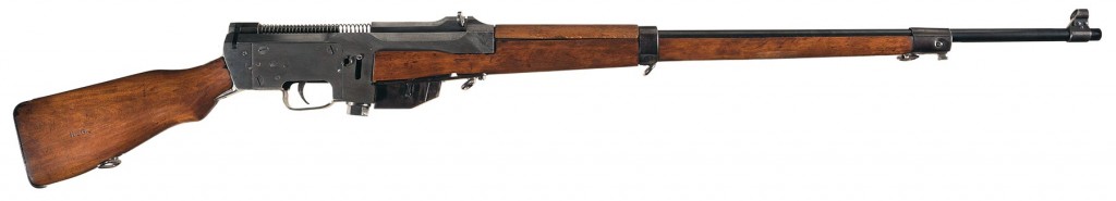 Prototype semiauto rifle with Ross parts