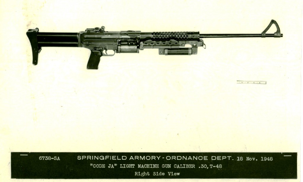 Johnson prototype T48 belt-fed LMG