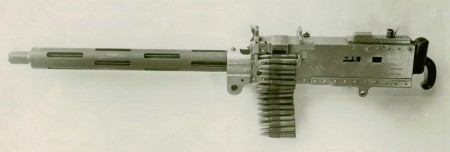 Browning T2 experimental reversible-feed machine gun
