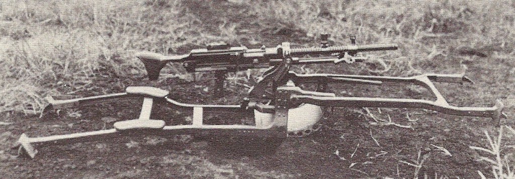 March 1940 first trials model of the Japanese Type 1 HMG