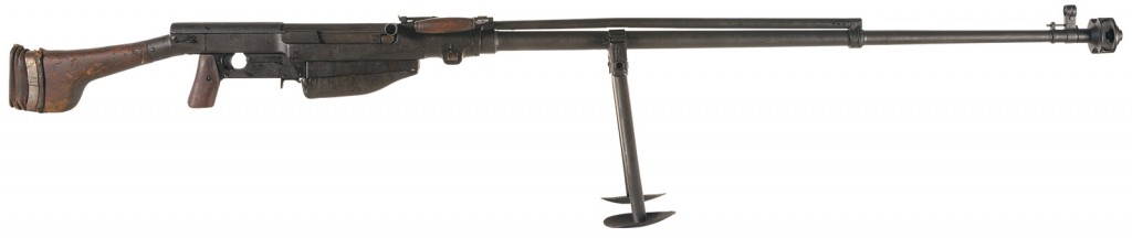 Russian PTRS antitank rifle