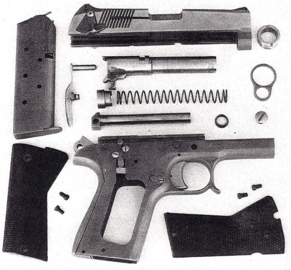 Mossberg CAC Combat Model .45 disassembled