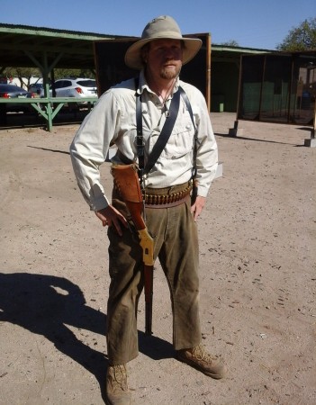 Karl with an 1866 Winchester