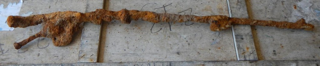 Lee-Metford rifle excavated at Ypres