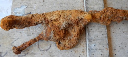 Lee-Metford rifle excavated at Ypres