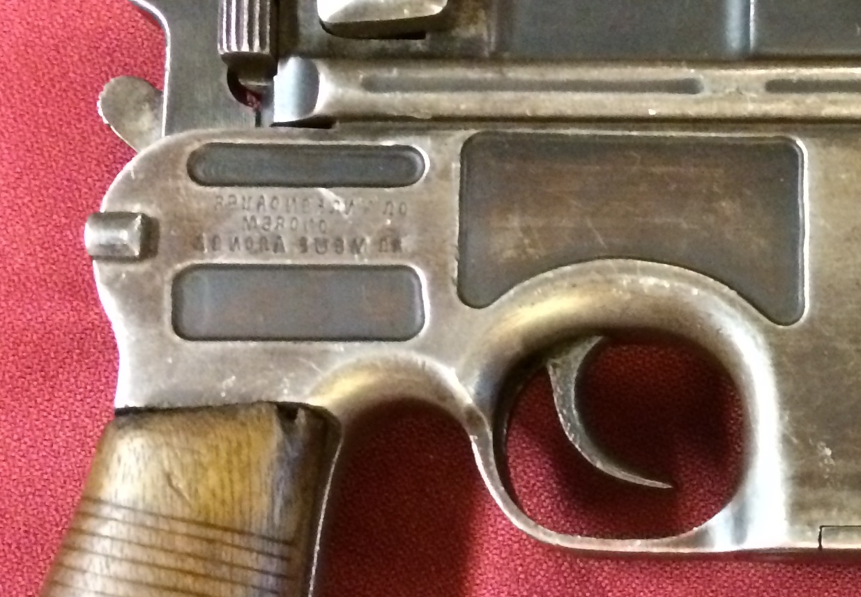 Mauser C96 with Chinese Hand-Made Frame