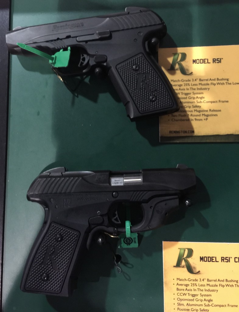 Revised prototype Remington R51 pistols