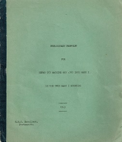 Hefah V Machine Gun Preliminary Manual (English, 1943)