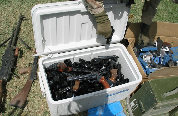 Note the Roth-Steyr 1907 on the right of the cooler