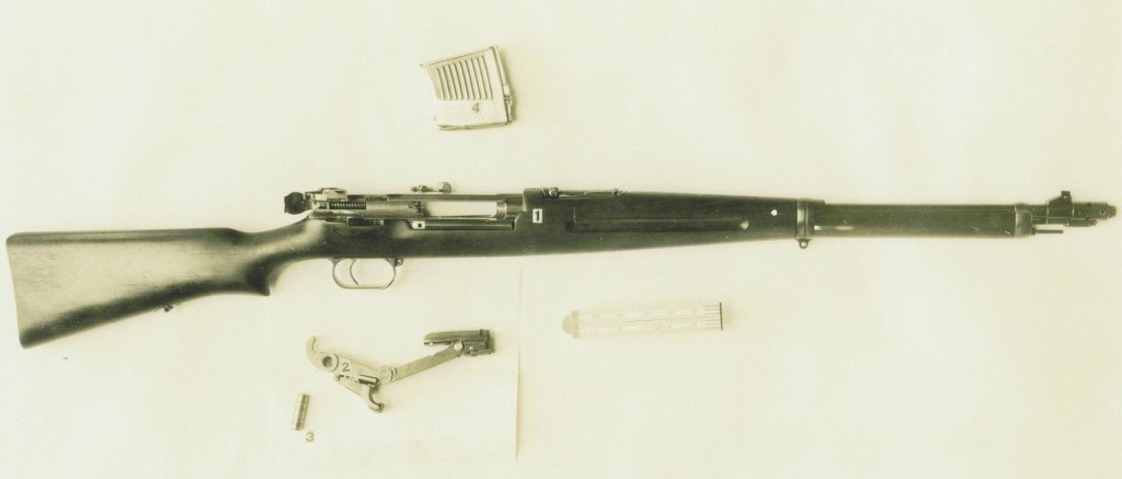 Heinemann/Rheinmetall 1928 rifle field stripped, Aberdeen photo