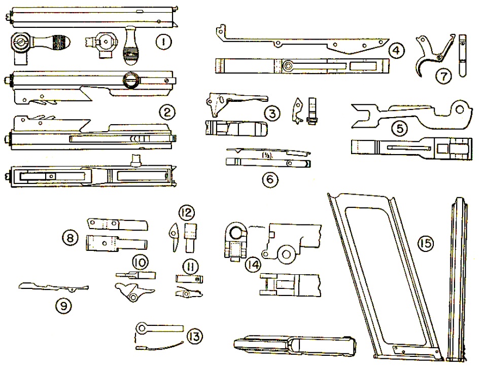 Mannlicher 1885 parts breakdown