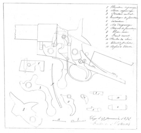 Greek Mylonas rifle sketch